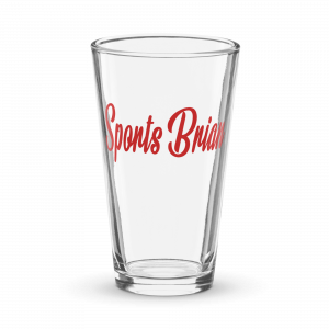 Sports Brian Pint Glass